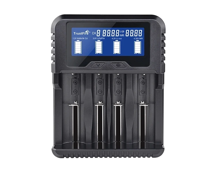 TrustFire быстрое зарядное устройство 3 0 USB QC3.0 умное для аккумулятора 18650 /26650 /32650 |
