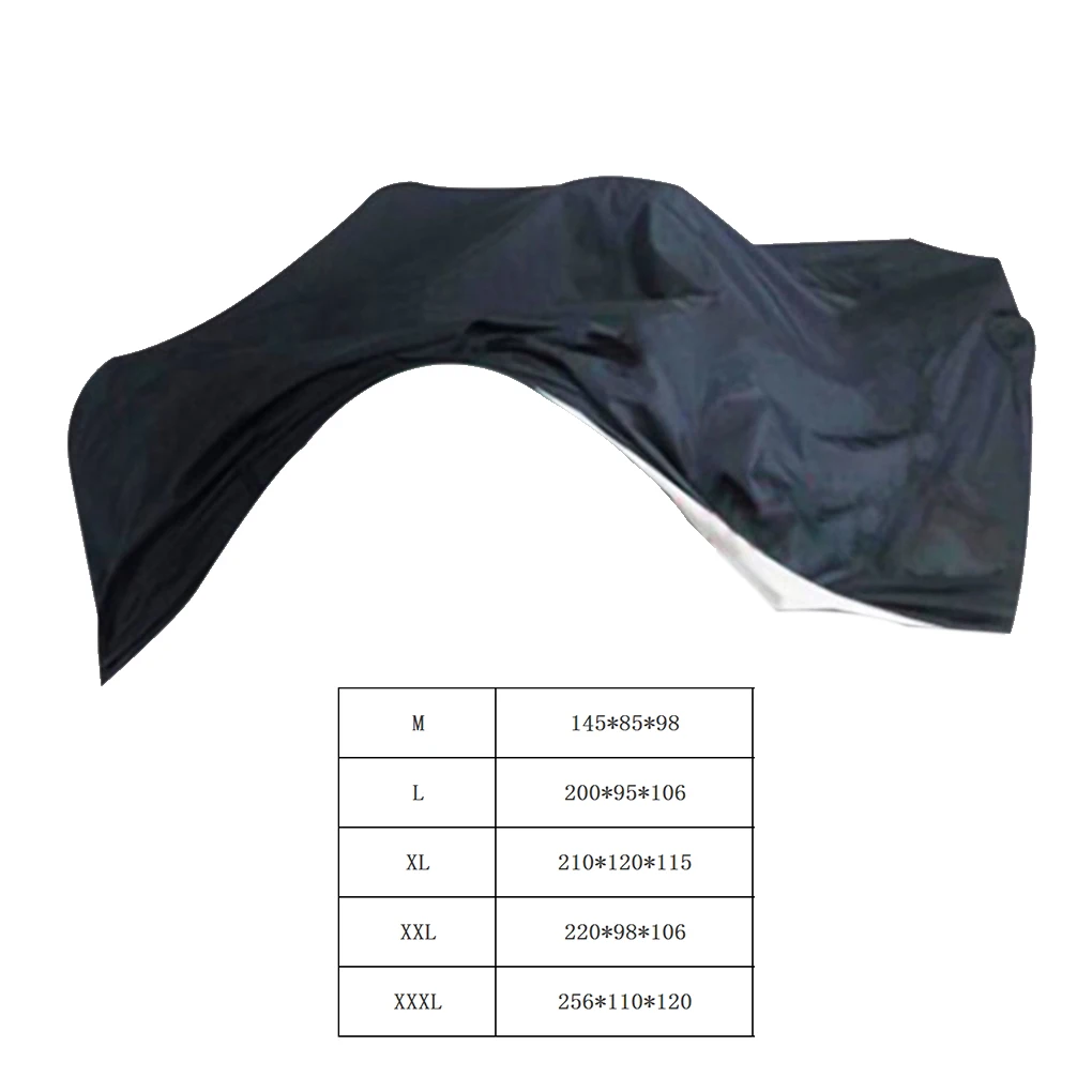 

190T ATV Car Covers Vehicle Shelters Waterproof Dust Rain Protectors Canopy Outdoor Silver Black