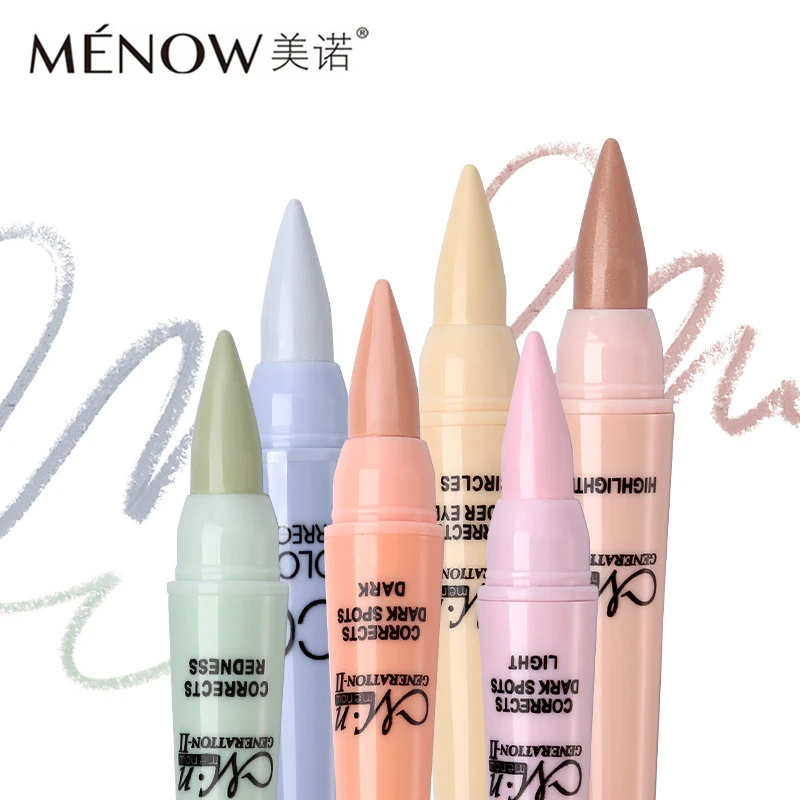 4 шт./лот Menow Цвет корректор маскирующий карандаш Карандаш для лица Corretivo