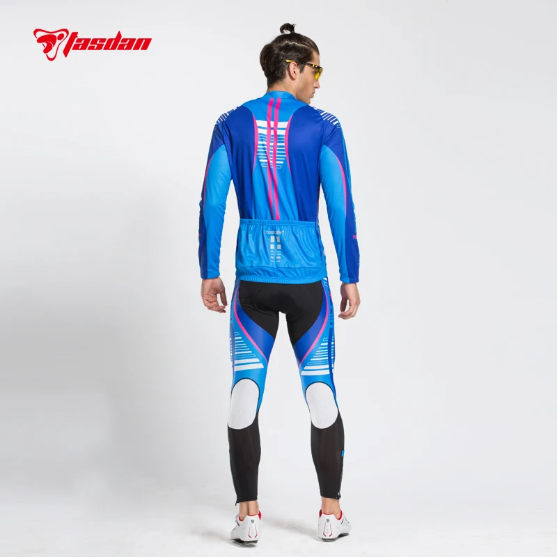 Новая велосипедная одежда Tasdan мужские комплекты велосипедных Джерси дышащая