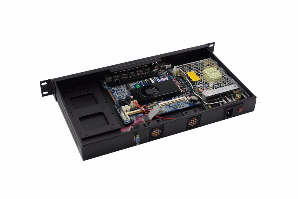 HCiPC B203-2 HCL-SC1037-6LA система, Celeron C1037U 6LAN 1U брандмауэр система, 6x82583 в LAN маршрутизатор, 6LAN брандмауэр Материнская плата