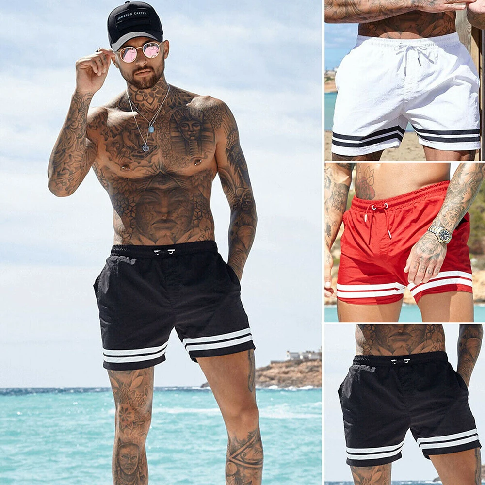 

Men Sports Training Bodybuilding Summer Shorts Workout Fitness Gym Short Pants Sports Jogger Sweat Beach Trousers