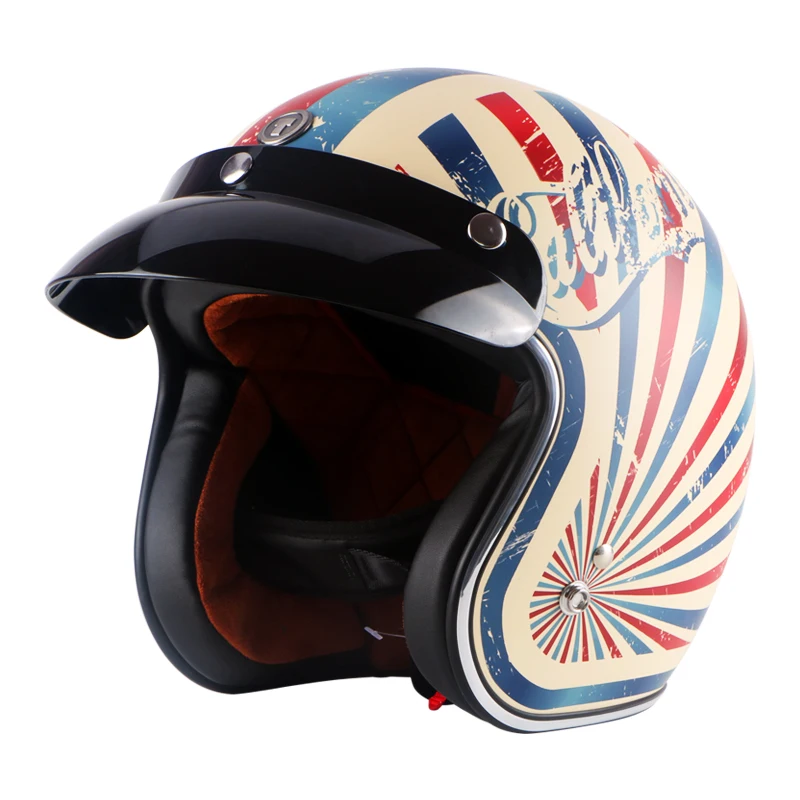Шлем TORC moto cycle с открытым лицом классический винтажный шлем jets мотоциклетный шлем в стиле ретро capacete moto queiro ew casco moto DOT T50