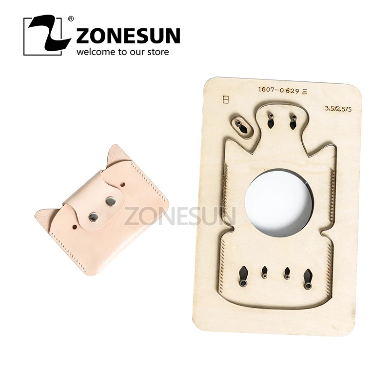 ZONESUN индивидуальные мяч для снятия стресса в форме поросенка Кожа DIY деревянный