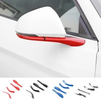 shineka side mirror rearview mirror base cover trims exterior moulding accessories kit abs for ford mustang 2015 car styling
