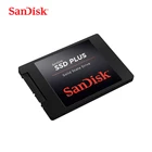 Внутренний твердотельный накопитель Sandisk PLUS, SSD SATAIII 120 ГБ 240 ГБ 480 ГБ, SATA3 2,5 SSD для настольных ПК и ноутбуков, бесплатная доставка