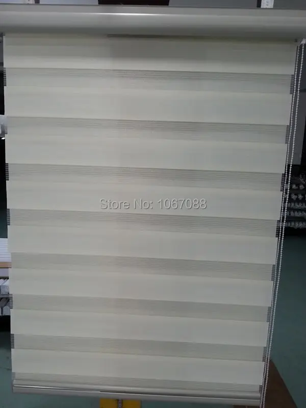 Полупрозрачные 100% Полиэстеровые жалюзи Зебра в бежевом окне шторы для гостиной 24