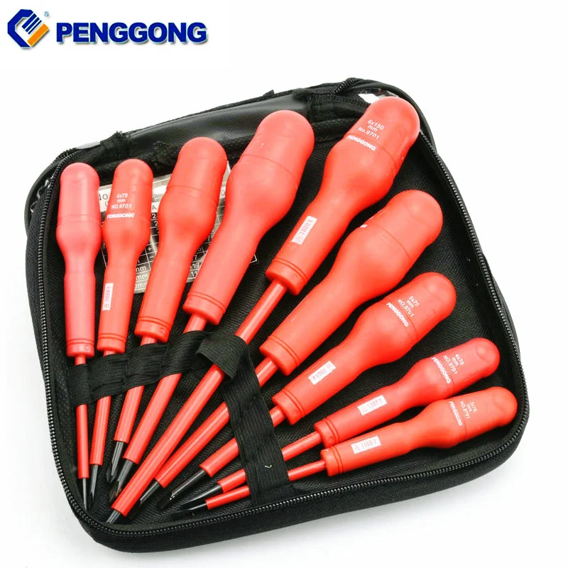 PENGGONG 9 в 1 Набор отверток Multi-Bit Инструменты Ремонт Винт Отвертки Kit главная