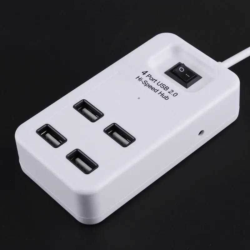 Внешний usb хаб DC 5V USB2.0 120 см Длина высокоскоростной 4 портовый Блок питания