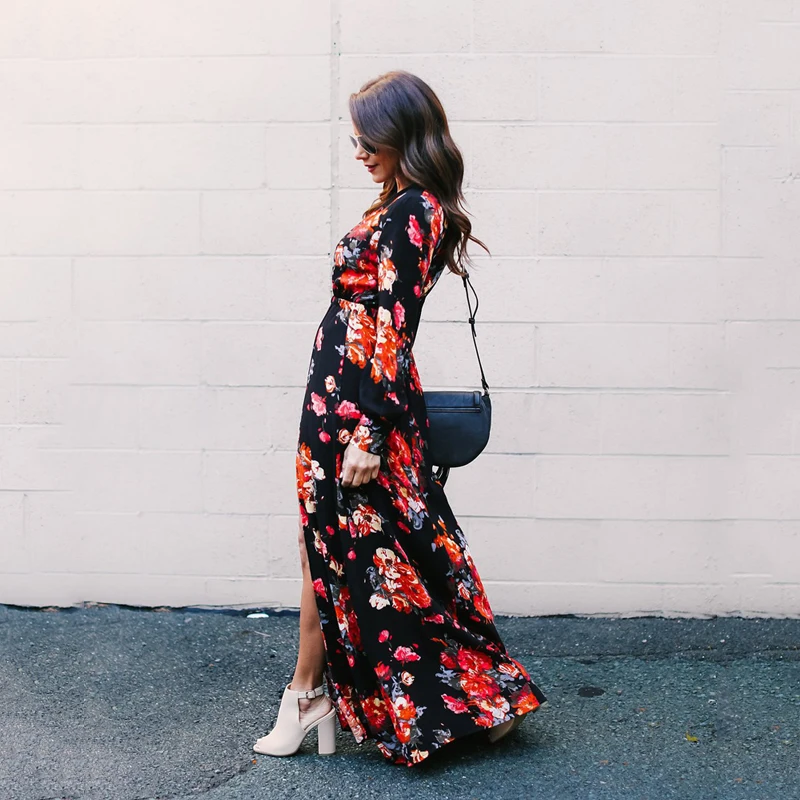 SharVell женское богемное платье летняя Высокая талия бандажная Туника элегантное