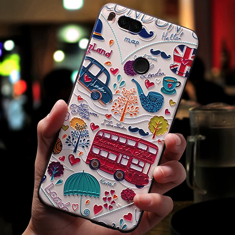 YonLinTan 3d coque cover case For Xiaomi xiomi mi a1 a 1 = 5x Original luxury phone back cute etui glitter on cases | Мобильные