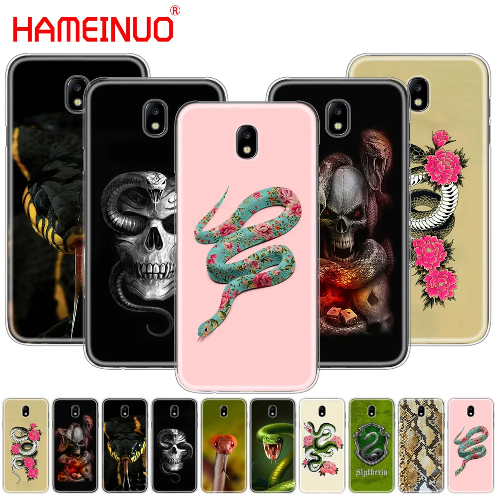 HAMEINUO чехол для телефона с черным змеиным черепом Samsung Galaxy J3 J5 J7 2017 J527 J727 J327 J330 J530 J730
