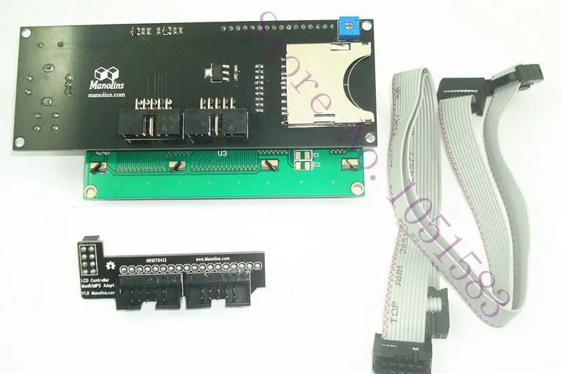 Детали для 3D принтера/комплект смарт контроллер reprap Ramps 1 4 2004 ЖК управление