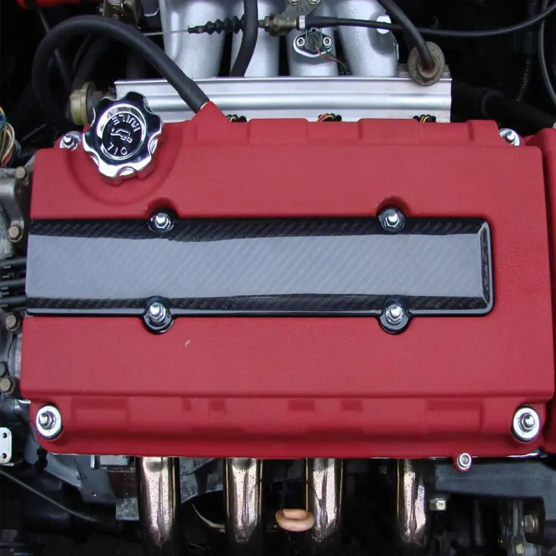 Крышка клапана из углеродного волокна VTEC ABS для HONDA B18 B16 B SERIES вставка свечи
