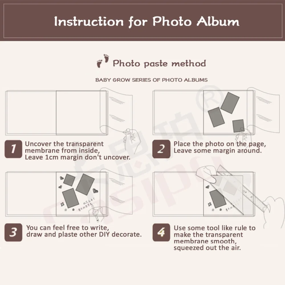 Альбом для фотографий детский самоклеящийся альбом скрапбукинга лучший подарок