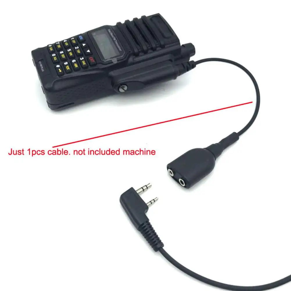 2Pin K Разъем для наушников аудио кабель адаптер патч корд Baofeng BF 9700 A 58 UV XR 5S GT 3WP 9R