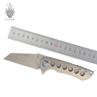 kizer tactical knives critical ki4508 s35vn blade top knifes outdoor survival knife flipper opener edc camping tool