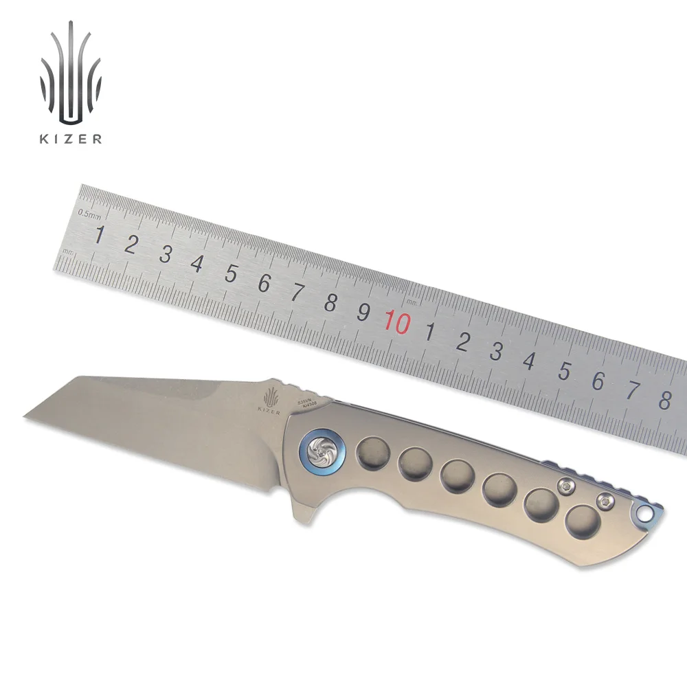 Тактический нож Kizer KI4508 S35VN для выживания на открытом воздухе инструмент