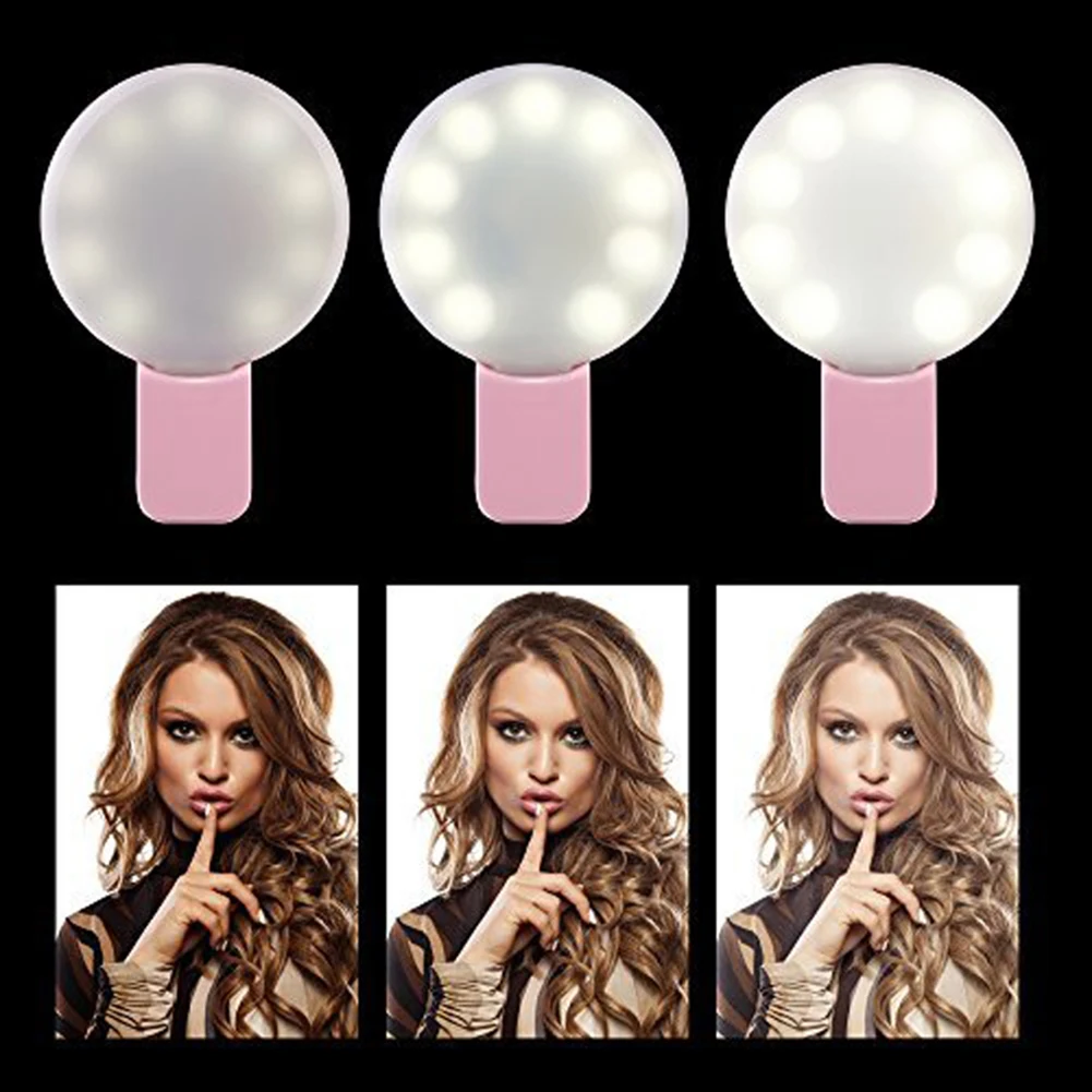 севспышка для телефона кольцо селфи 100 мАч Перезаряжаемые свет iphone Sumsung |