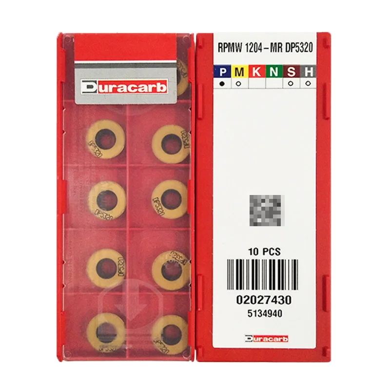 Фрезерная вставка RPMT0802 M C DP5320 RPMW1204 MR RPMT10T3MO Высококачественная круглая