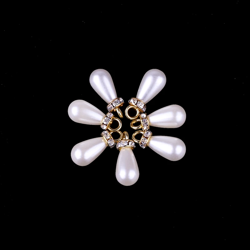 10*24mm Hanging Drill Tear Drop Earring Beads 30pcs/Lot Wholesale Ivory Faux Pearl For DIY Jewelry Making | Украшения и