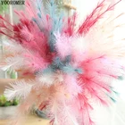 Сушеные букеты из натуральных цветов YOOROMER, Красочные букеты из травы лагуруса оватуса, Uraria picta, кроличий хвост, букеты из травы