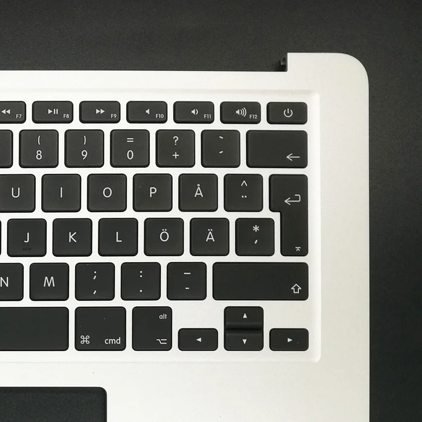 Новая Подсветка клавиатуры Topcase со шведской клавиатурой для MacBook Air 13 дюймов A1466