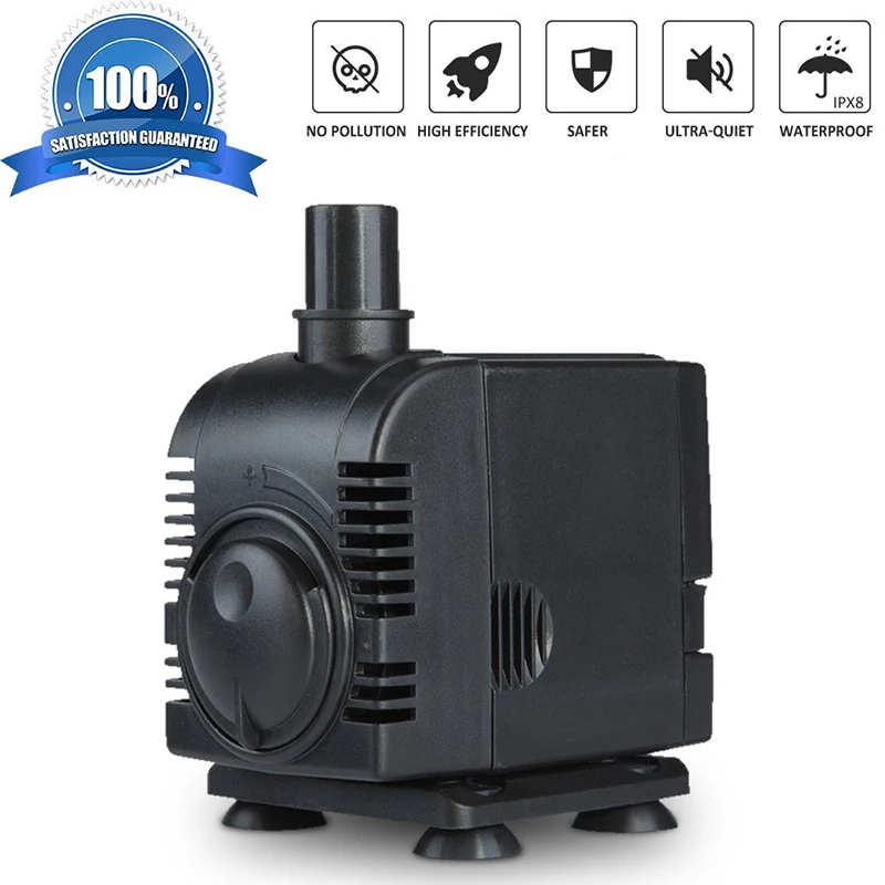 120-2000L/h BOYU JAD Ультра тихий мини погружной водяной насос для аквариума Сад Аквариум