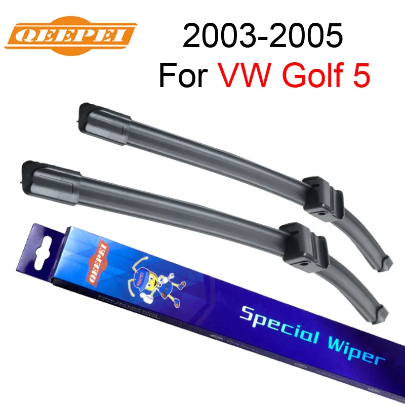Щетка стеклоочистителя qeepei для Volkswagen VW Golf 5 2003 2004 2005 пара 24 дюйма + 19 силиконовая