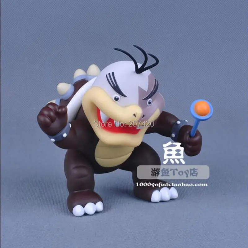 Высота каблука 10 см редкая коллекция аниме игры Koopalings Bowser Мортон игрушечных