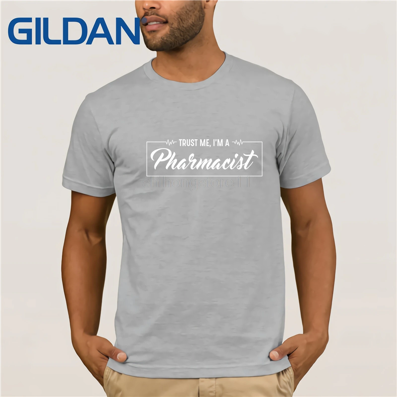 Trust Me I'm A Pharmacist-Technical-Pharmacy Gift Shirt Летняя футболка модная футболки с круглым
