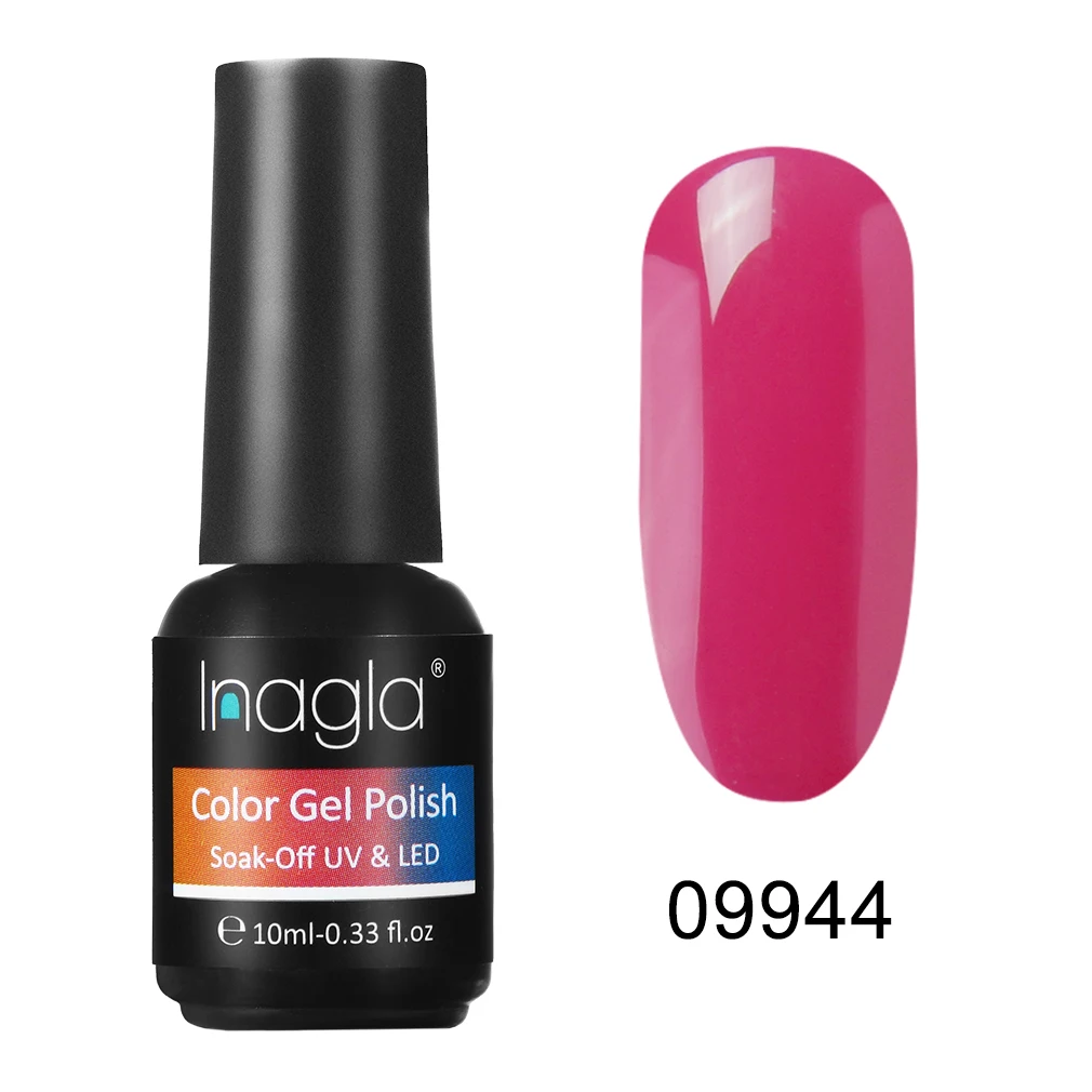 Inagla 10 мл Гель лак для ногтей отмачиваемый гель uv Vernis дизайна базовый верхний слой