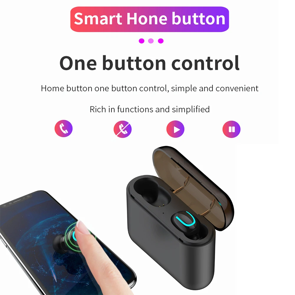 TWS гарнитура туры беспроводные наушники Q32 Bluetooth 5 0 с микрофоном Мини PK i10 |