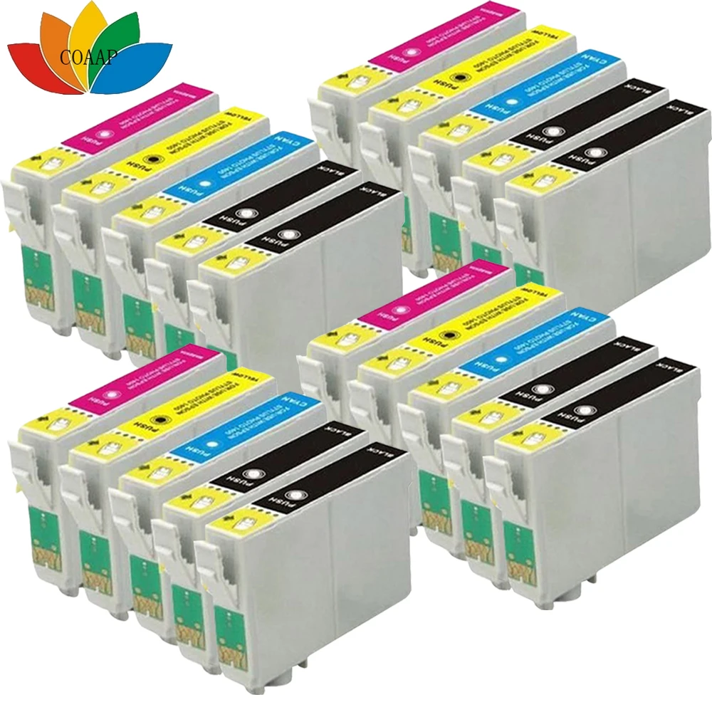 

20 x Compatible ink cartridges for Epson Workforce 320 325 520 Printer