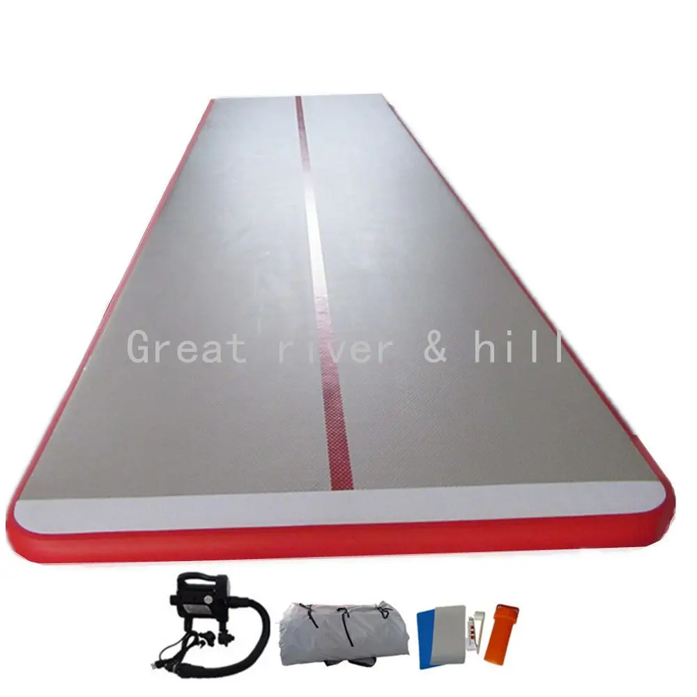

perfect air track 5mx1m Inflatable gym mat for training inflatable tumble mat with
