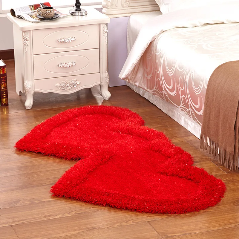 Высококачественный стрейчевый шелковый ковер для спальни журнальный столик