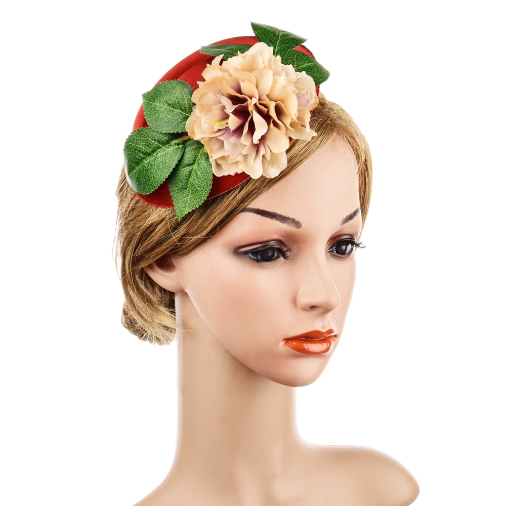 1 шт. заколка для волос цветочные листья свадебные аксессуары невесты женские