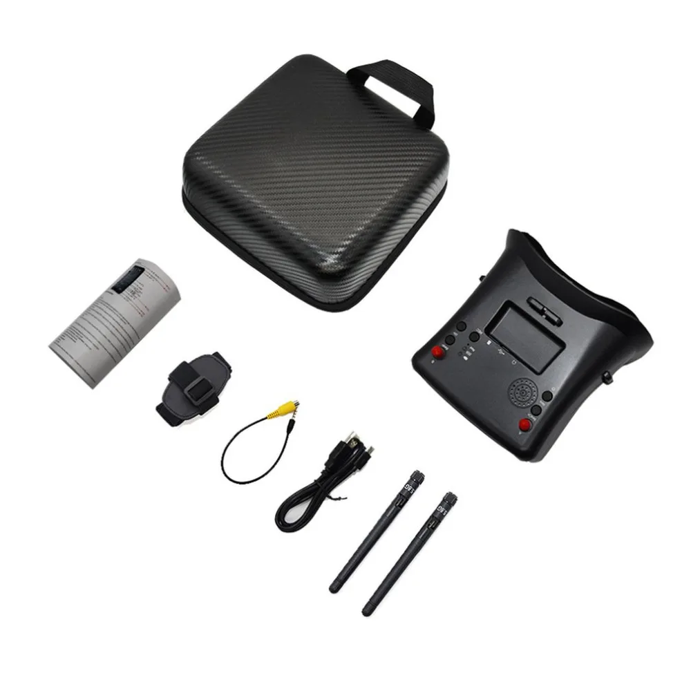 FPV 008D DVR очки с 5 8G 40CH 480*272 разнообразные видео для радиоуправляемого квадрокоптера