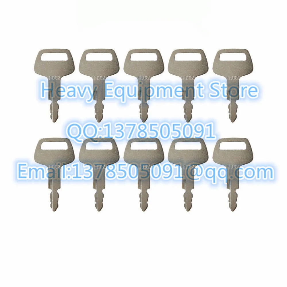 10 PCS HD62 Excavator Key For Hyundai Dozer Skidsteer Hitachi H808 Nagnao | Автомобили и мотоциклы