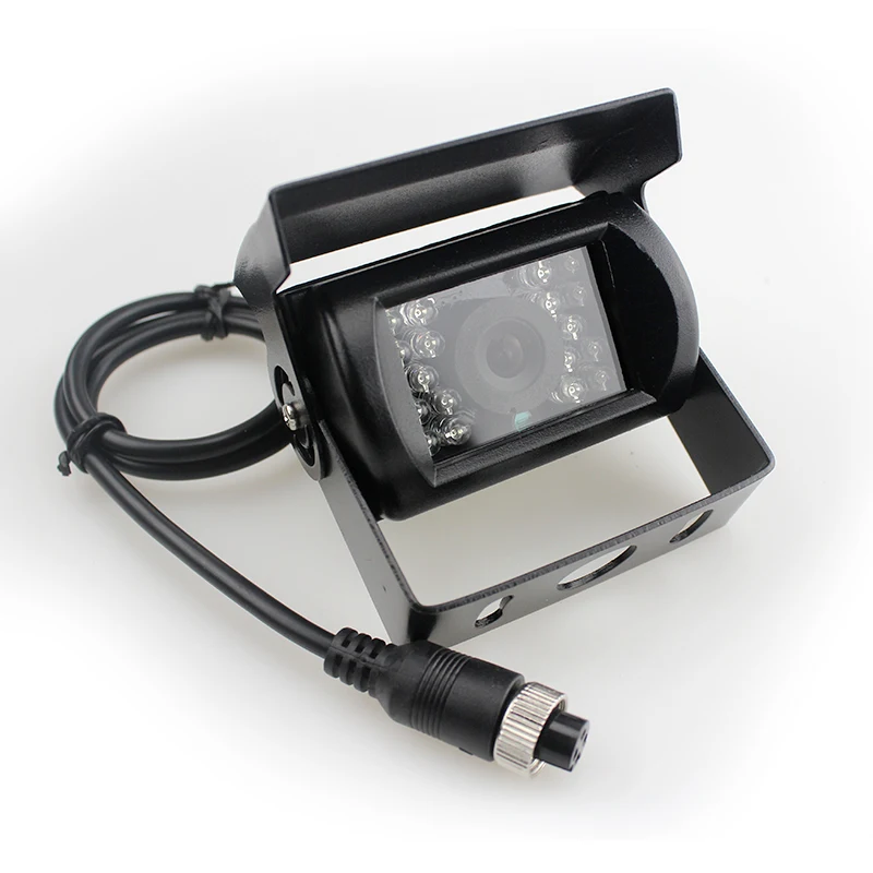 DC12 24V 7 дюймов TFT ЖК дисплей парковка мониторы + 2 шт. 4 Pin ИК Ночное Видение CCD