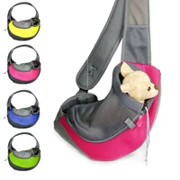 mesh breathable pet dogs front carrying bags travel tote single shoulders carrier for dogs cats