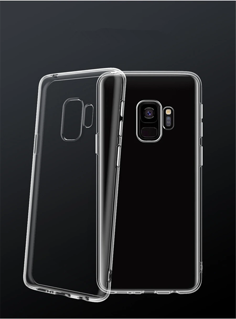 Прозрачный силиконовый чехол из ТПУ для Samsung Galaxy A7 2018 A50 A20 A40 A30 A70 A80 S8 S9 S10 S20 Plus