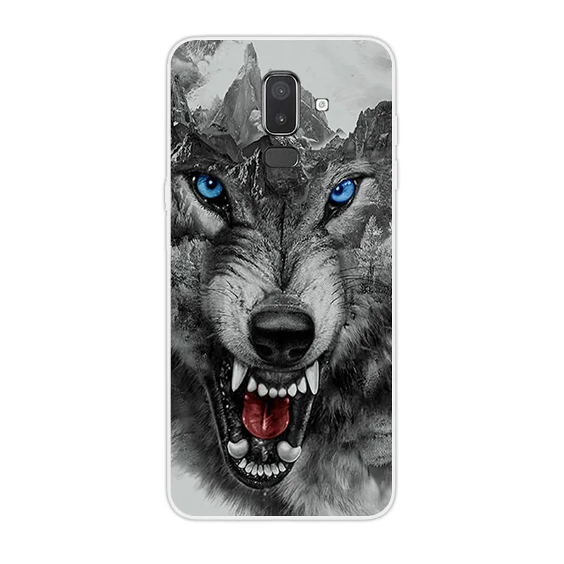 07 Чехол Wolf для samsung Galaxy J4 J6 J8 EU S9 Plus, защитный силиконовый чехол для телефона Galaxy J7 S7 S6 Edge Plus - Цвет: 07