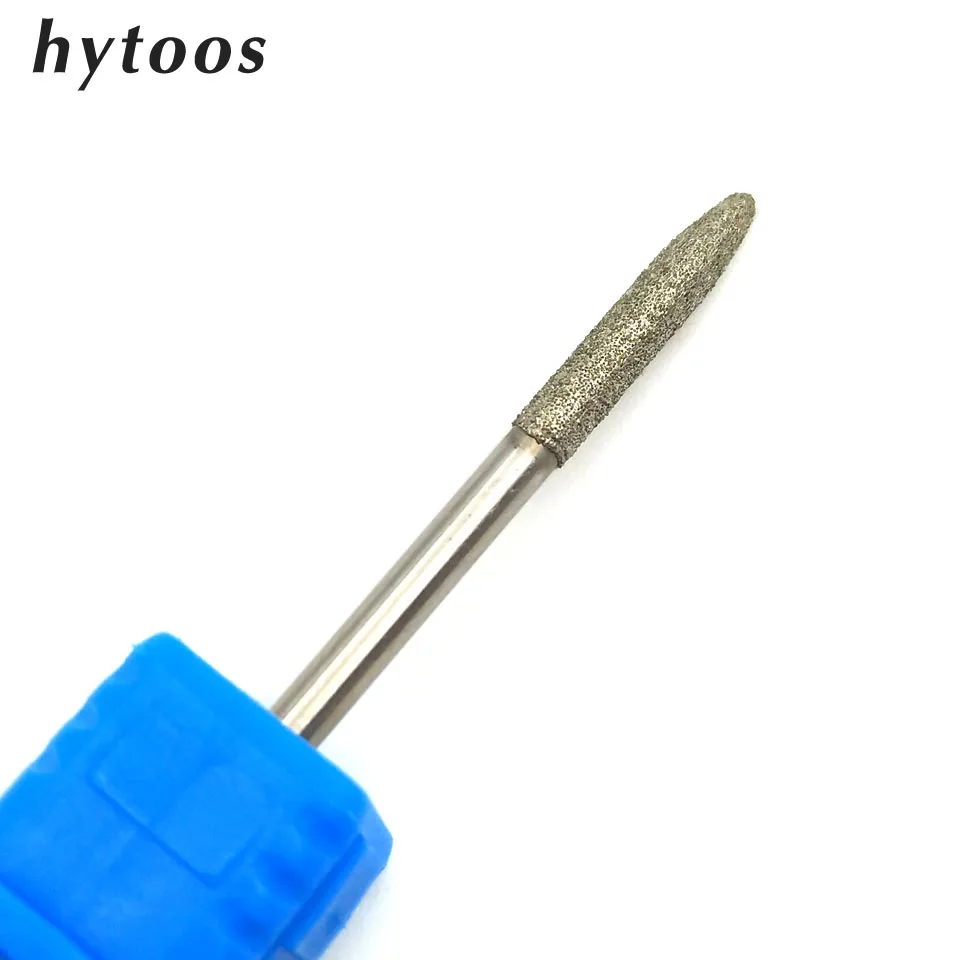HYTOOS Алмазная фреза ногтей дрель небольшое сверло Маникюр фрезы педикюра