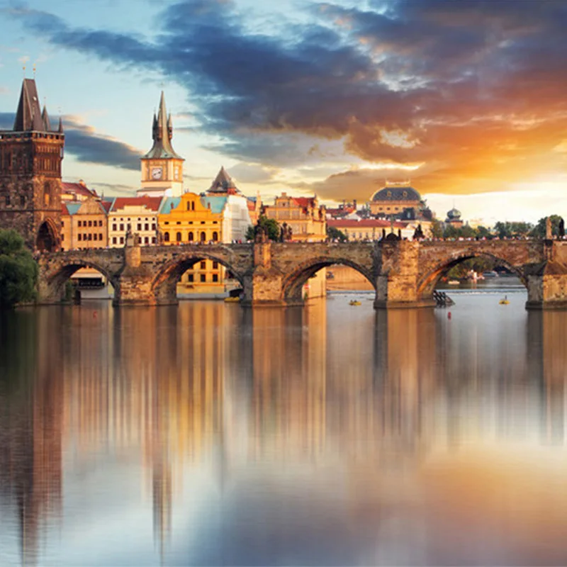 Фотообои красивые обои в европейском стиле картина на стену 3D фон для гостиной|3d