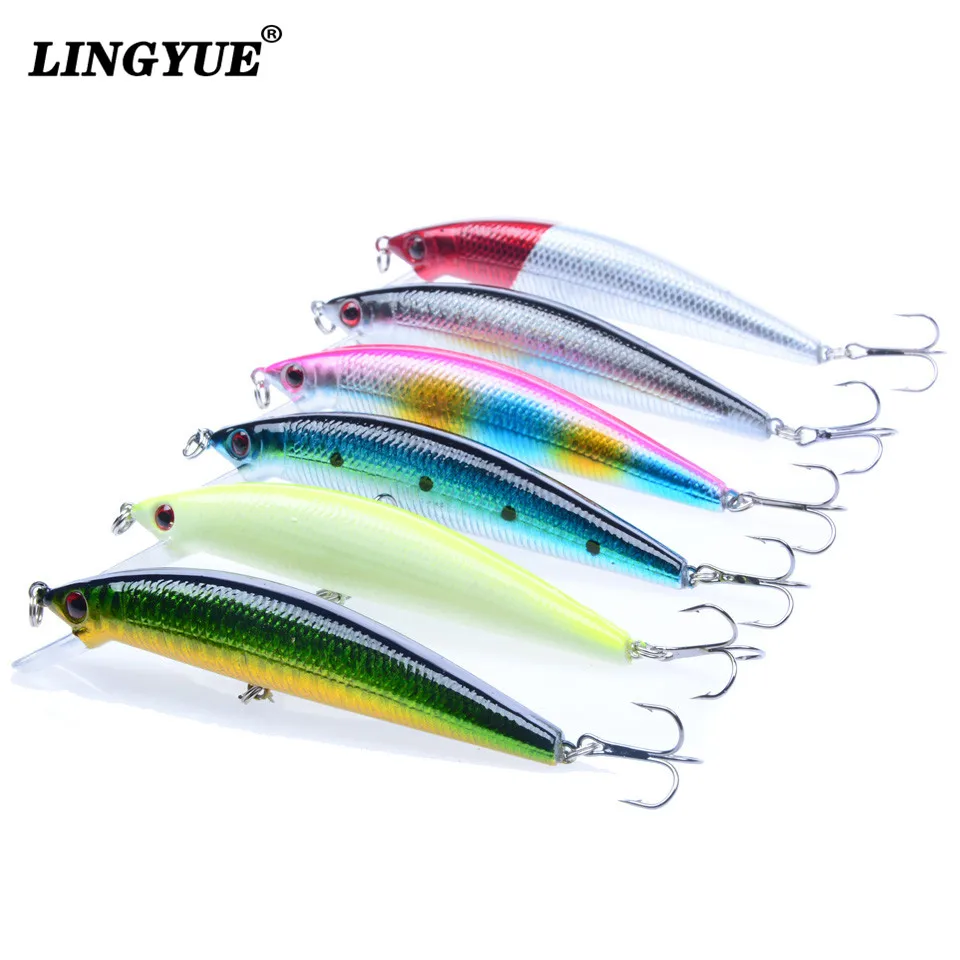 Лидер продаж 6 шт./лот Рыболовные приманки реалистичные Гольян модель приманка