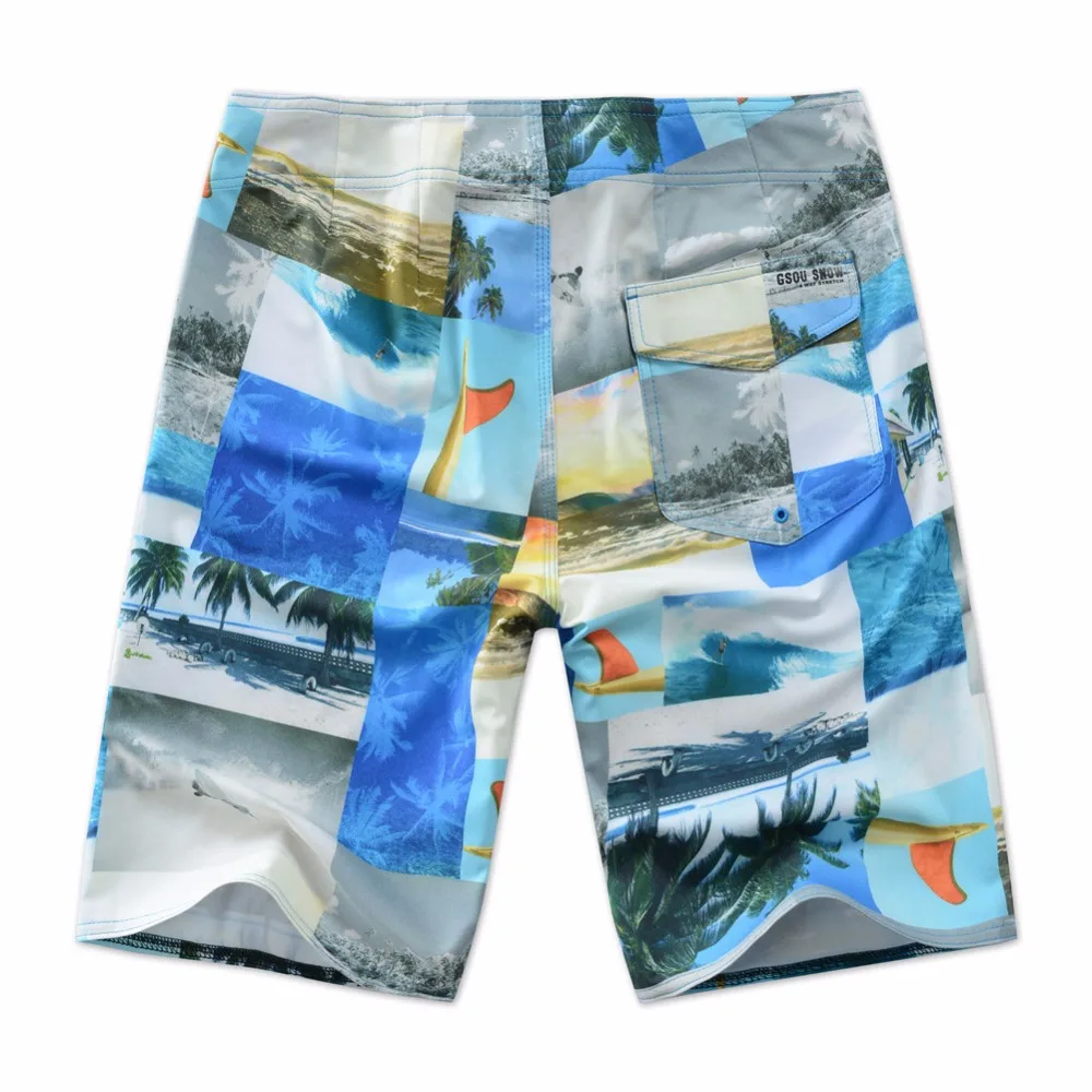 Мужские пляжные шорты Gsou летние для бега фитнеса серфинга | Спорт и развлечения