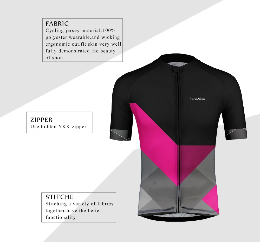 runchita pro team велосипедная футболка с коротким рукавом летняя велосипедная Одежда mtb roupa ciclismo maillot velo