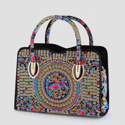 Женские летние сумочки с цветочной вышивкой популярные богемные сумки через