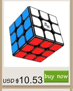 QiYi профессиональный 5*5*5 6,2 см пластик черный/белый/Stickerle профессиональная скорость магический куб образовательные головоломки для детей игрушки